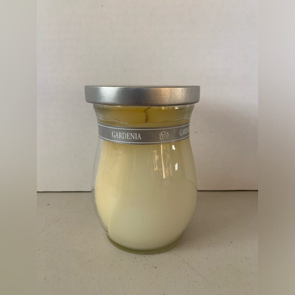 HOME INTERIORS Gardenia Candle Large Retired